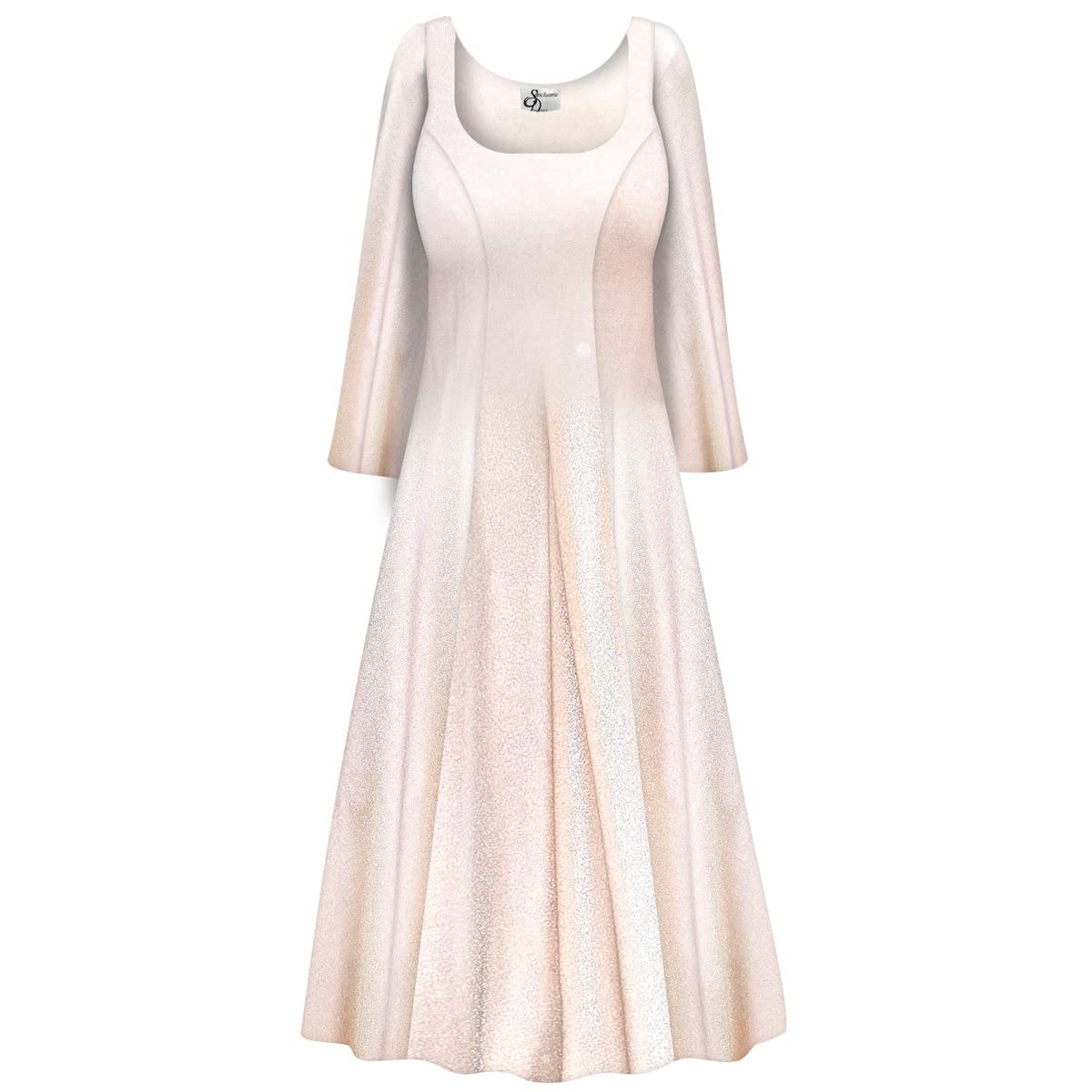 Plus Size Party Dress for Women - Sparkling Rosé Princess Cut Formal Gown for Graduation, Wedding & Special Occasions | Elegant Evening Wear & Prom Dress