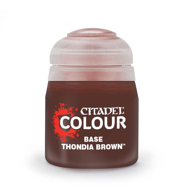 Citadel Base Thondia Brown - Premium Gaming Miniature Base for Warhammer & Tabletop RPGs - Perfect for Dioramas & Wargaming Scenes