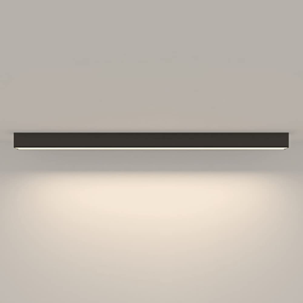Modern LED Linear Wall Sconce - Aluminum Long Strip Wall Lights with 3 Color Modes | Minimalist Bedroom & Living Room Ambient Lighting for Home Decor | Dimmable Atmosphere Light for Hallway, Staircase and Ceiling