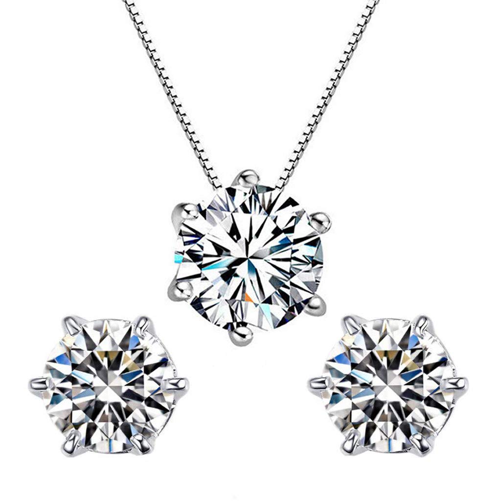 Elegant Silver Plated Retro Charm Necklace & Earring Set with Chunky Pearl Pendant - Vintage Jewelry for Women, Perfect for Parties, Weddings, and Everyday Fashion Accessories