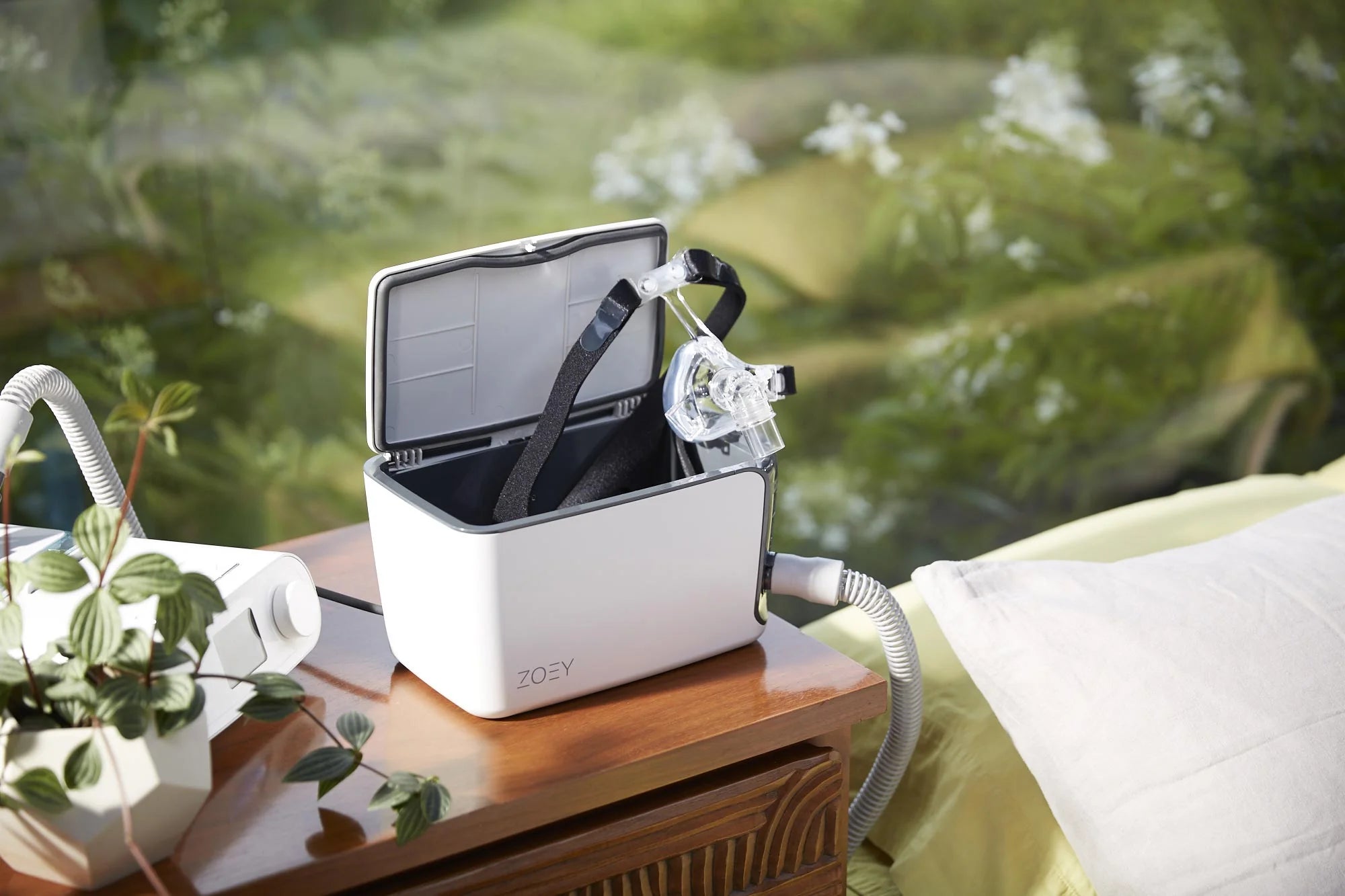 Zoey CPAP Cleaner Machine for Sleep Apnea - Sanitizing Device with UV Light & Ozone - Portable CPAP Equipment Cleaner for Travel & Home Use