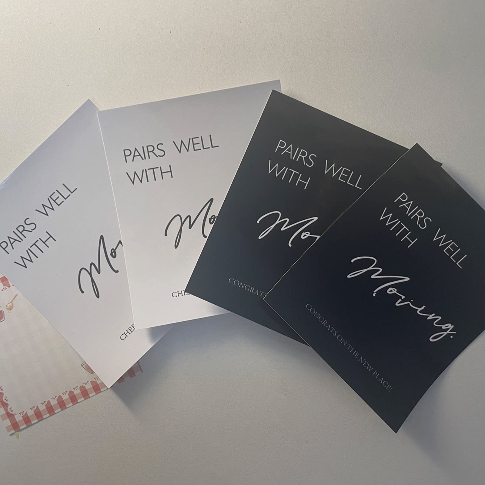 4 Pack New Home Wine Bottle Labels - Perfect Housewarming Gift for New Homeowners - Moving Wine Stickers & Welcome Home Decor - Ideal for Parties, Gifts & Home Decorations