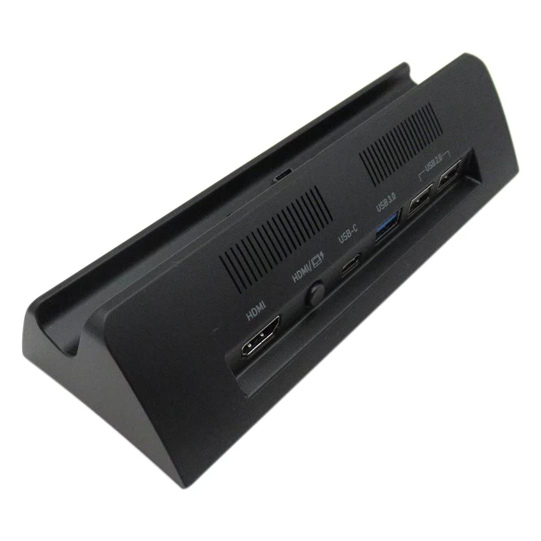 Nintendo Switch Charging Dock with 3 USB Ports - Compatible with Switch Console & TV Mode | Fast Charging Station for Gaming, Travel & Home Use