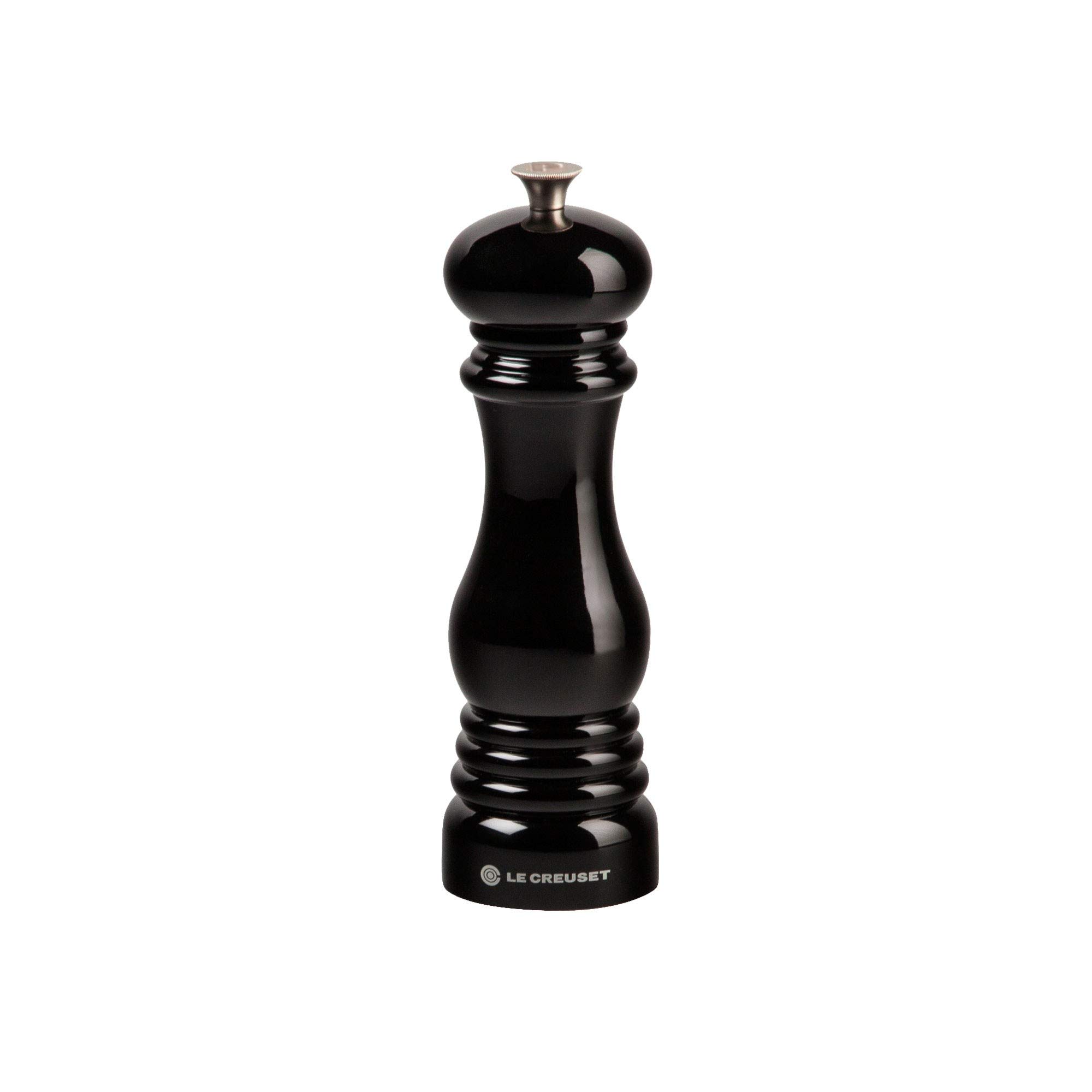 Premium Le Creuset Ceramic Salt and Pepper Grinder Set - ABS Material, Black - Perfect for Kitchen, Dining Table & Gourmet Cooking