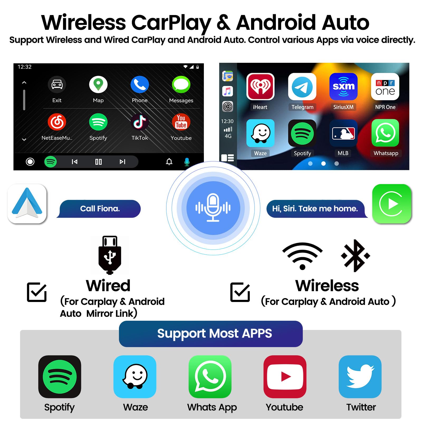 10.1 Inch Android 13 Car Stereo for Toyota Camry 2012-2014 | 2+32GB with Wireless CarPlay & Android Auto | Hikity Touchscreen GPS Navigation Bluetooth FM RDS | Backup Camera Included | Perfect for Commuting & Road Trips
