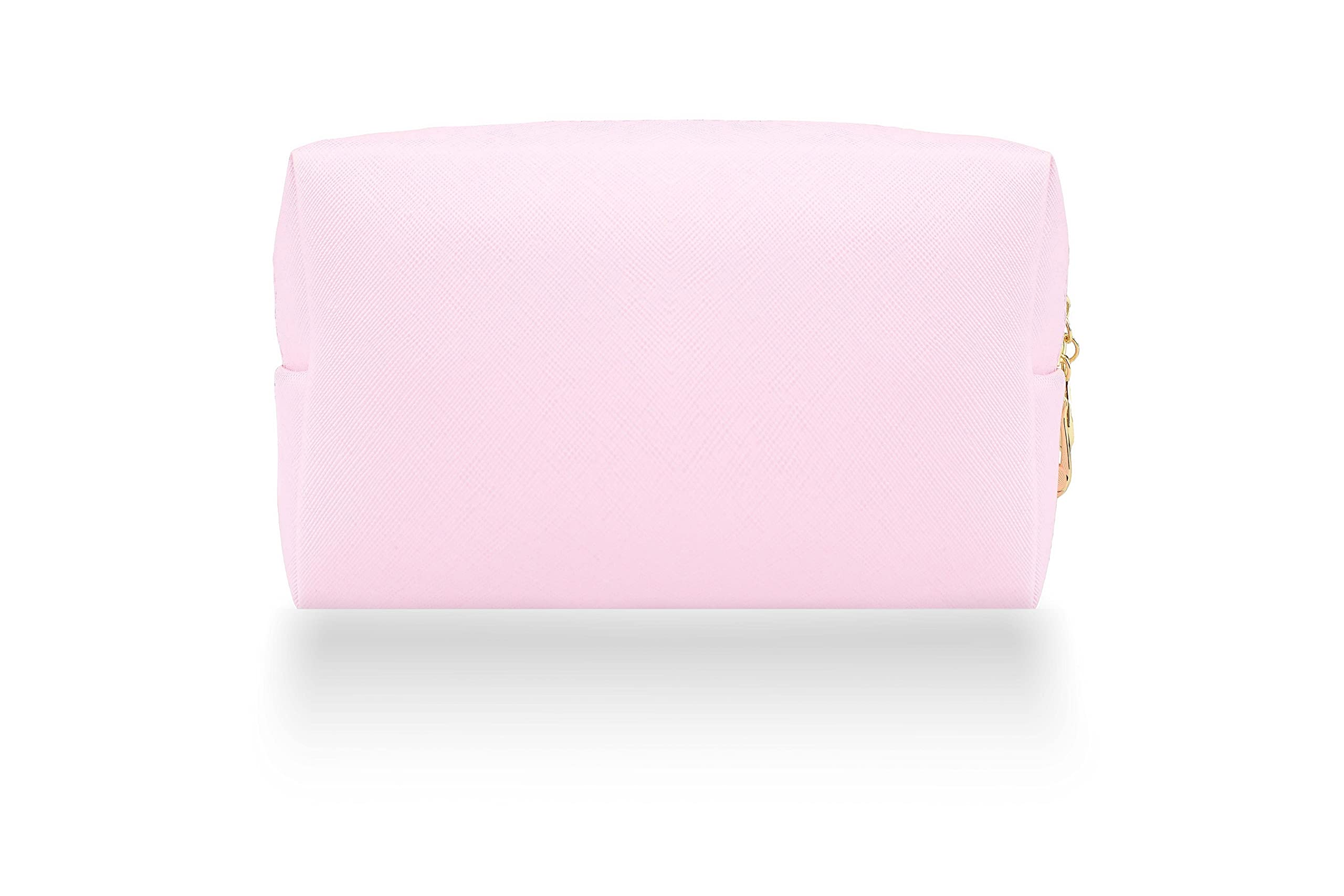 Waterproof Travel Makeup Bag for Women - Small Portable Cosmetic Pouch Toiletry Organizer (Bright Pink) | Perfect for Airplane Carry-on, Gym Essentials & Daily Beauty Storage