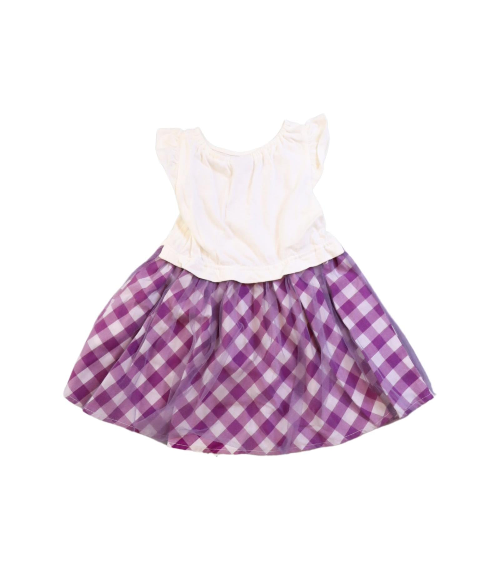 Anna Sui Sleeveless Floral Print Dress for Baby Girls 18-24 Months (90cm) - Perfect for Summer Outings & Special Occasions