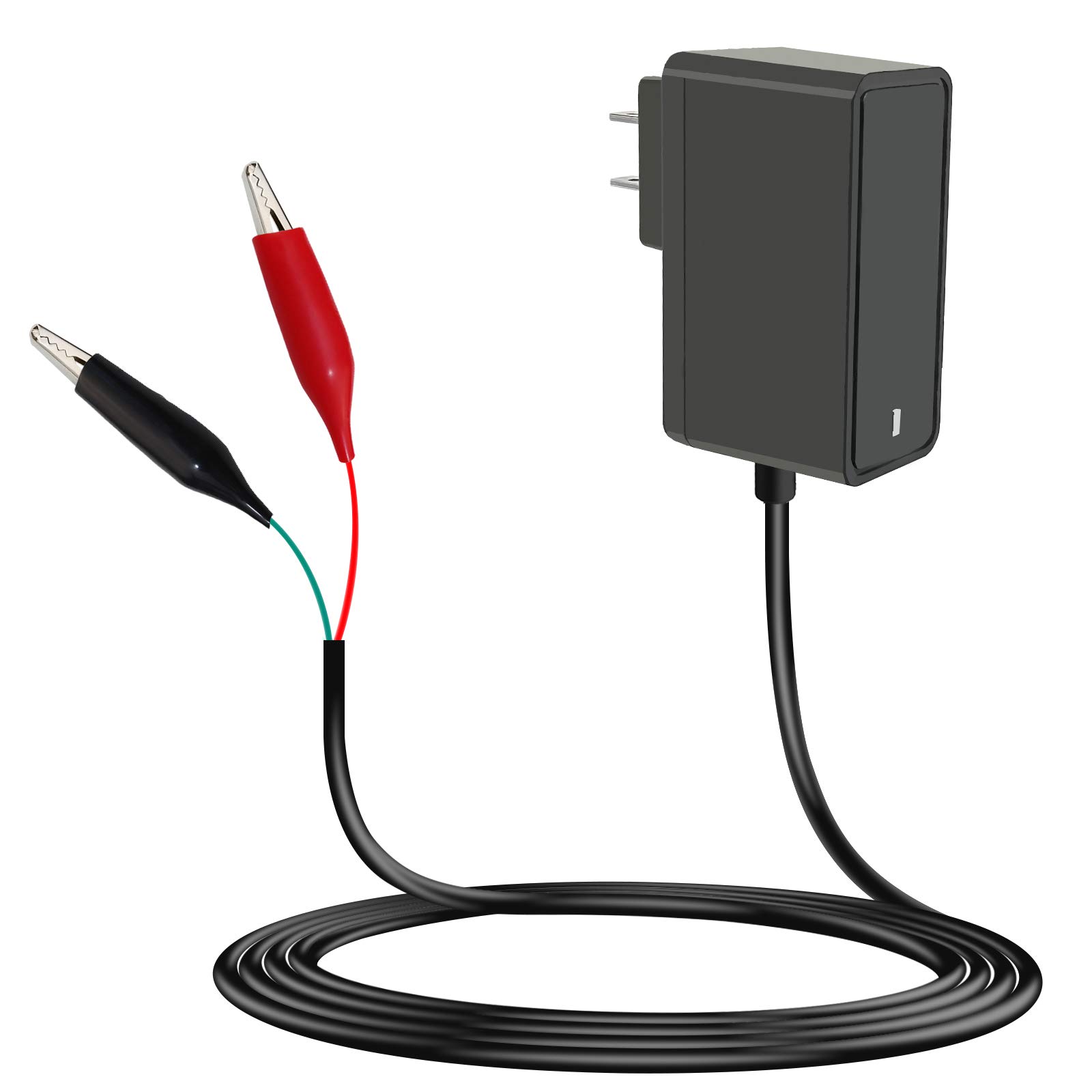 MEROM UL Listed 6V 0.6A Battery Charger for Moultrie Game Cameras - LED Light Indicator Float Charger with Power Cord Adapter - Perfect for Trail Cameras, Security Cameras & Outdoor Monitoring Devices