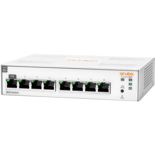Aruba Instant On JL810A 8-Port Gigabit Managed Network Switch | High-Speed Ethernet Switch for Home & Office Networking | Perfect for Small Business & Smart Home Setup