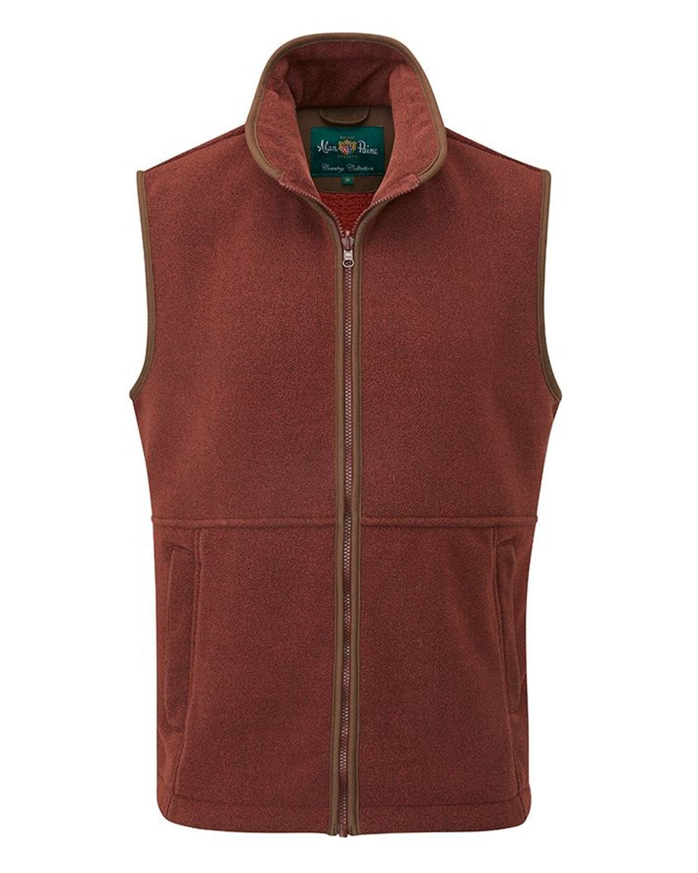Alan Paine Aylsham Fleece Gilet - Men's Lightweight Warm Vest for Outdoor Hiking & Casual Wear