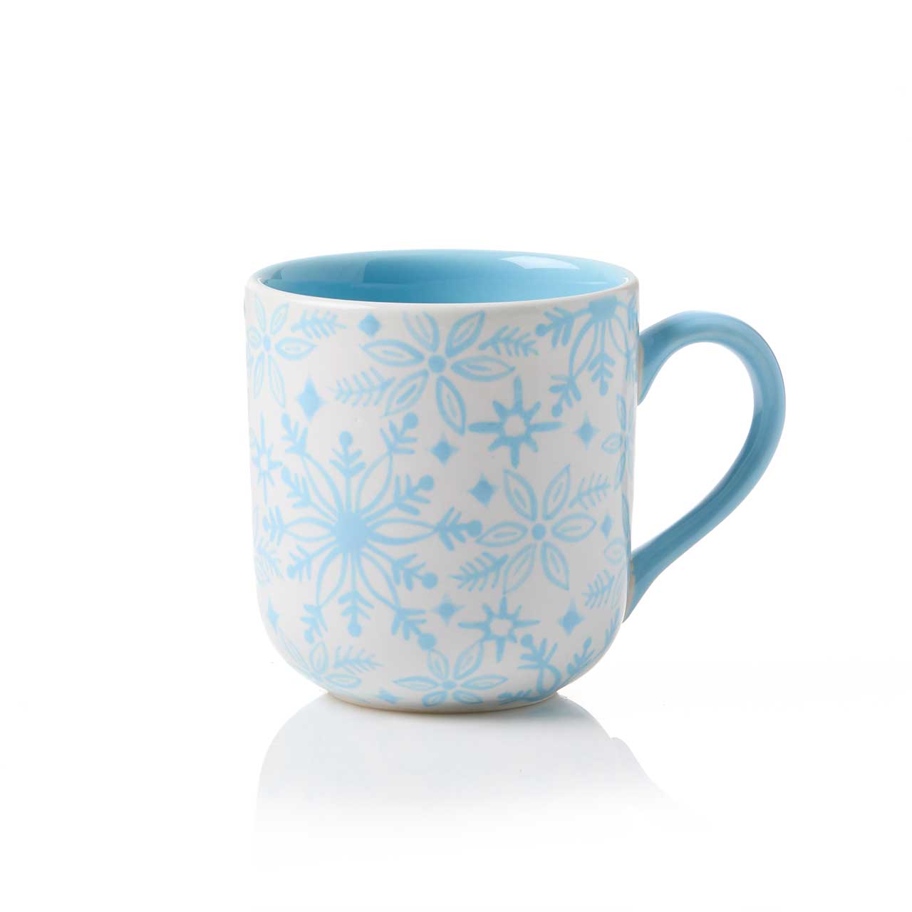 Snow Sparkle Mug - Insulated Stainless Steel Travel Cup with Glitter Design - Perfect for Hot & Cold Drinks, Office, Camping, and Winter Holidays