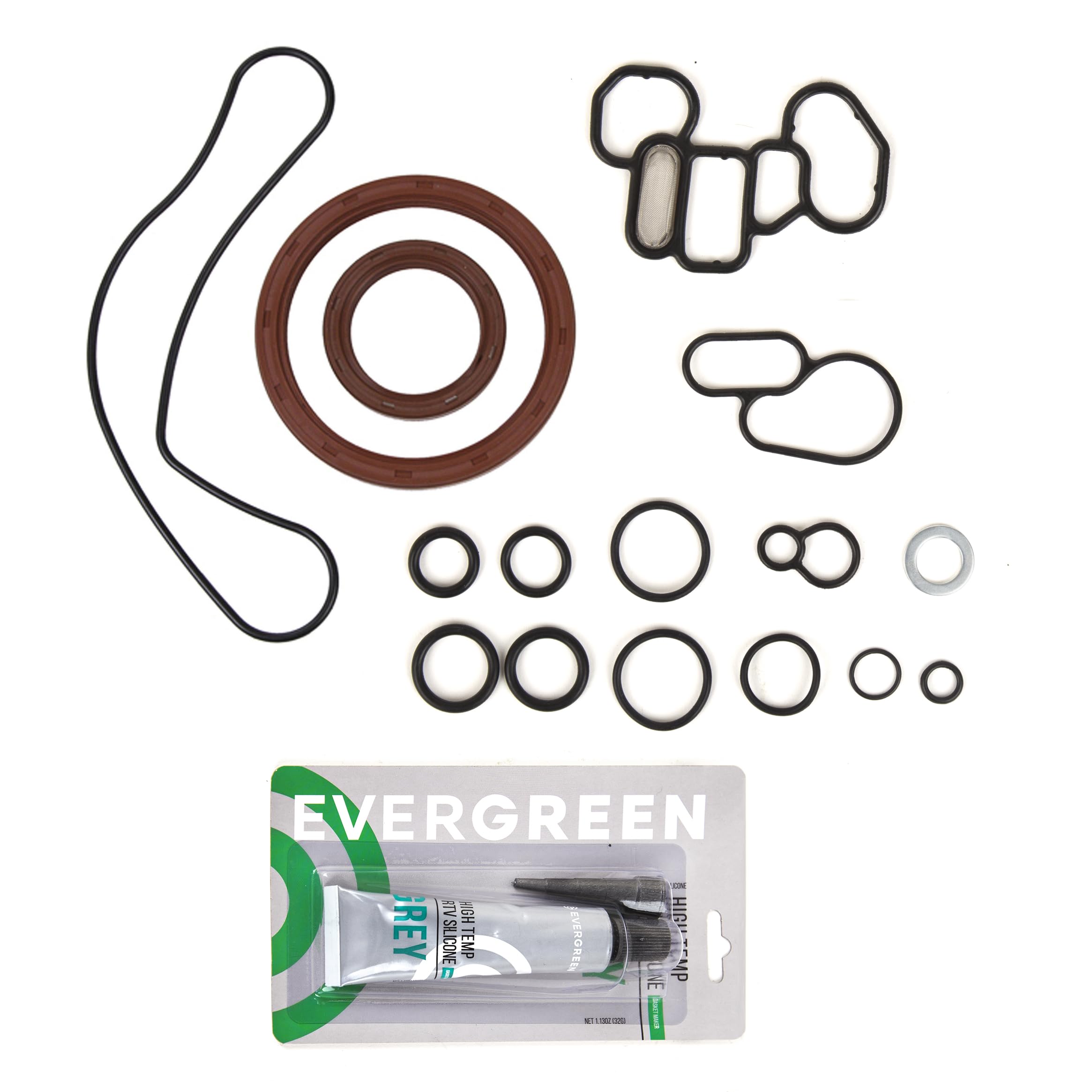 Full Gasket Set Intake & Exhaust Valves Compatible with 2003-2005 Acura Honda 3.2L 3.5L J32A3 J35A5 Engines - Perfect for Engine Rebuilds, Valve Cover Replacement & Performance Upgrades