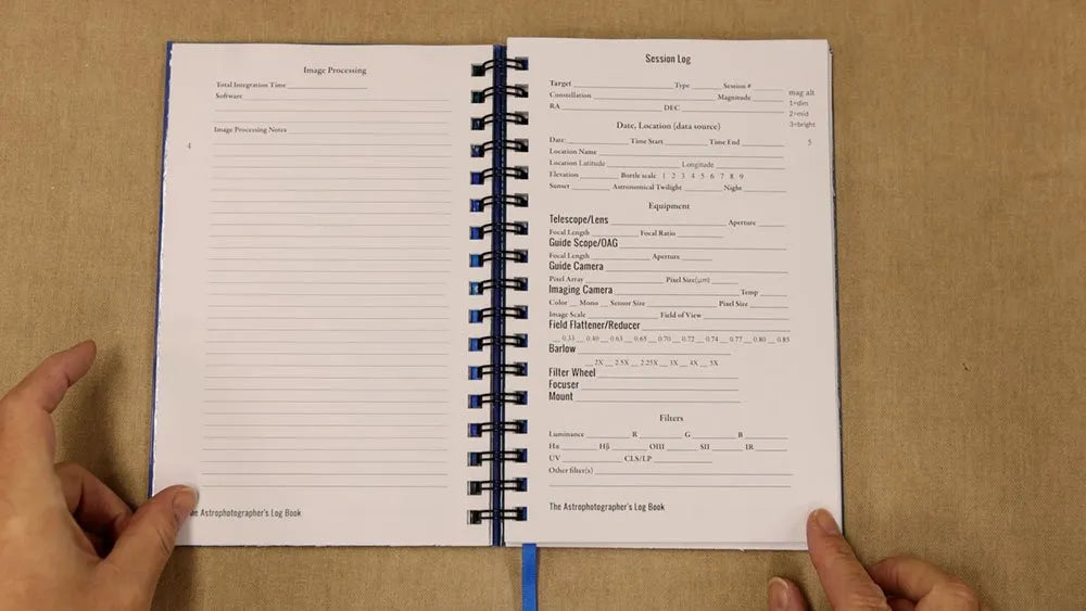 Astrophotography Log Book - 25 Observation Sessions for Stargazers & Night Sky Enthusiasts - Perfect for Recording Celestial Events & Deep Space Exploration
