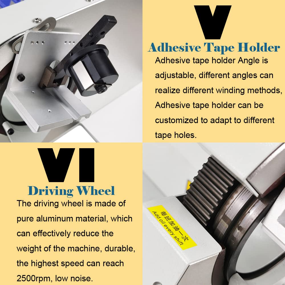 Automatic Wire Taping Machine for Wiring Harness - 3-30mm Wire Diameter | Intelligent Tape Winding & Tapping Solution | Perfect for Automotive, Electronics & Industrial Wiring Assembly