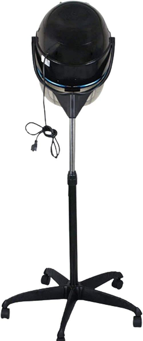 Adjustable Rolling Salon Hair Dryer Hood with Wheels - Stand Up Floor Bonnet Dryer for Home & Professional Use - Perfect for Salons, Spas, and At-Home Styling