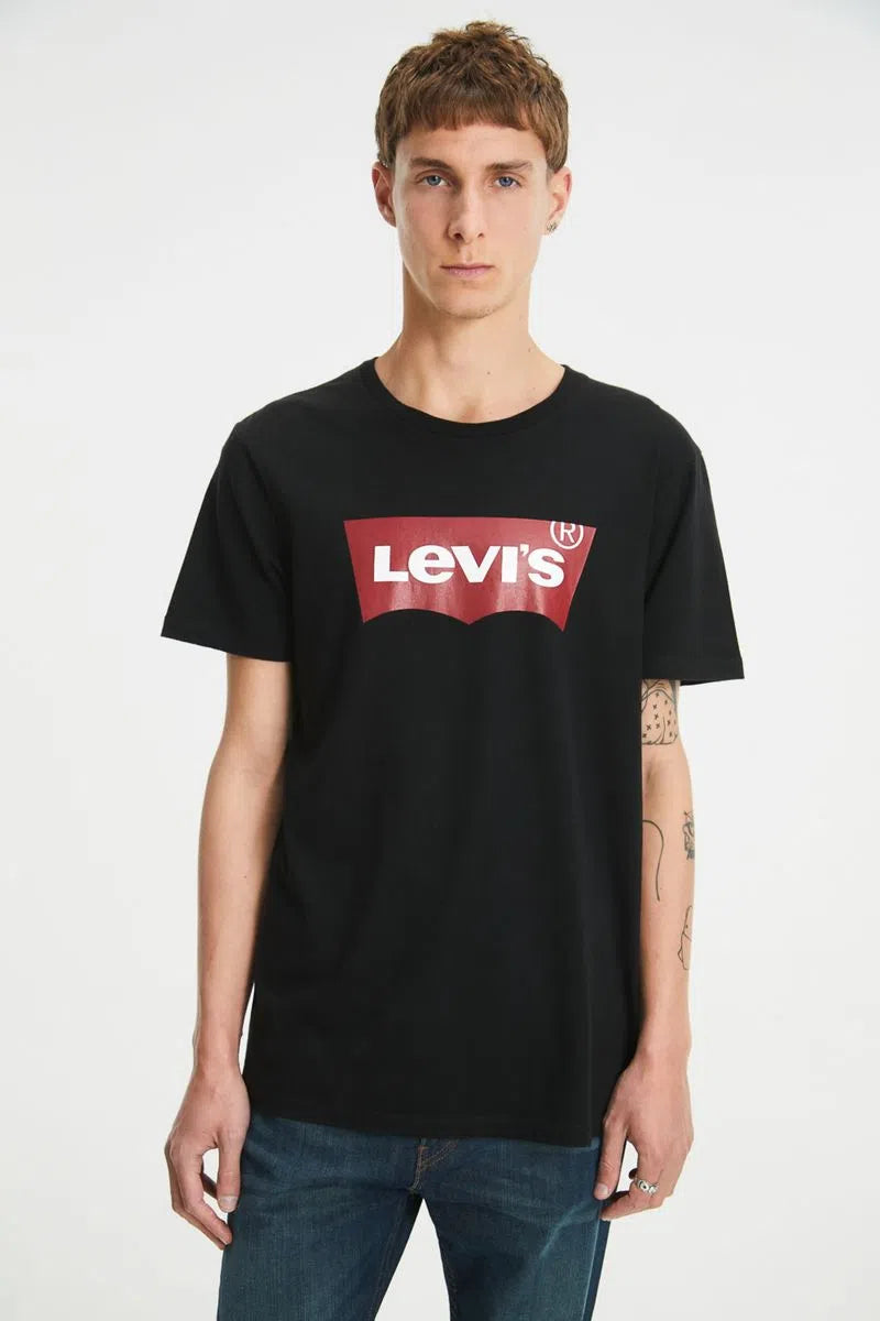 Levi's Graphic Batwing T-Shirt for Women - Black, Red & White Colors - Casual Wear, Street Style & Everyday Outfits