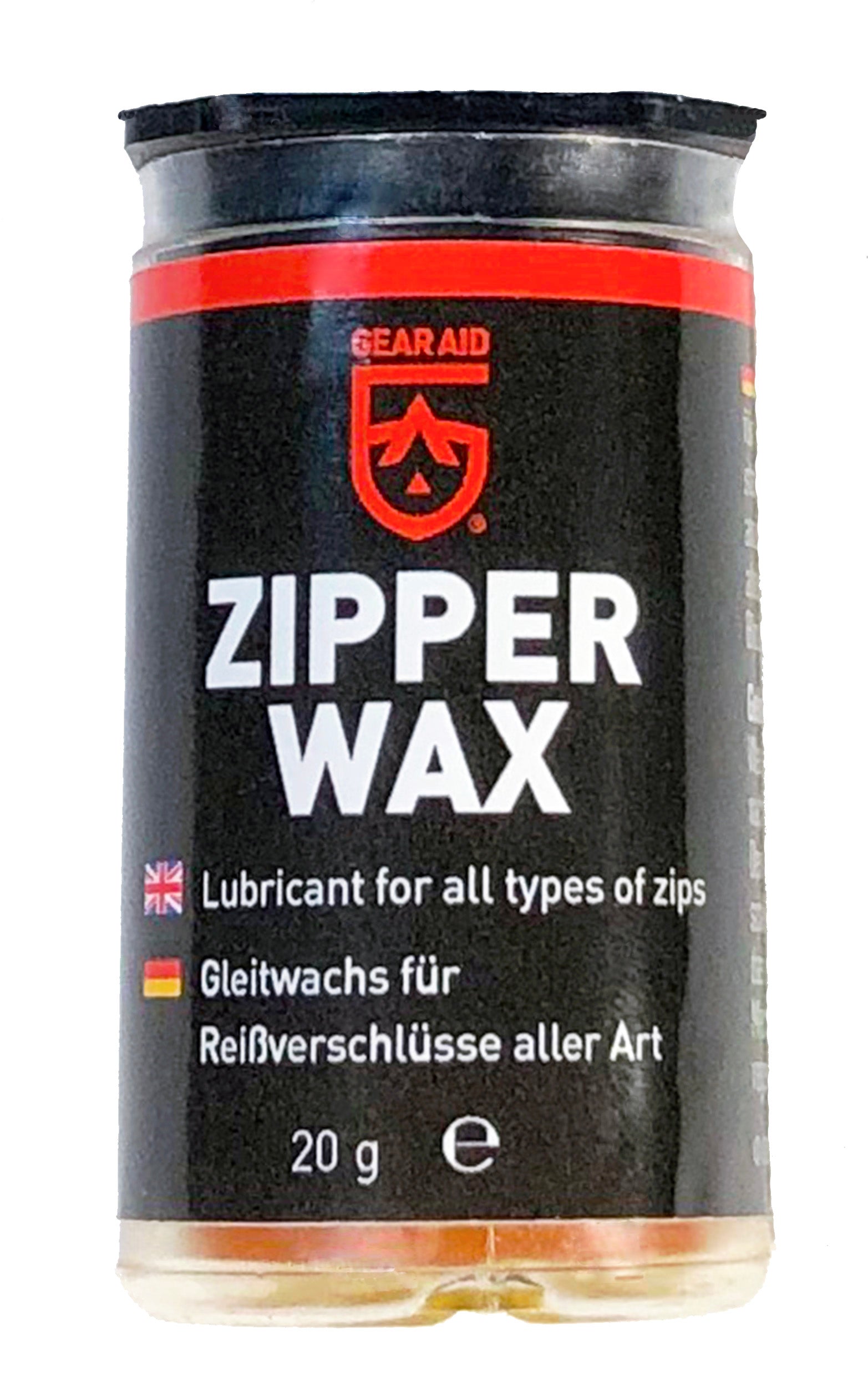 Beaver McNett Gear Aid Zipper Wax 20g - Waterproof Lubricant for Jackets, Boots & Outdoor Gear - Ideal for Camping, Hiking & Winter Sports