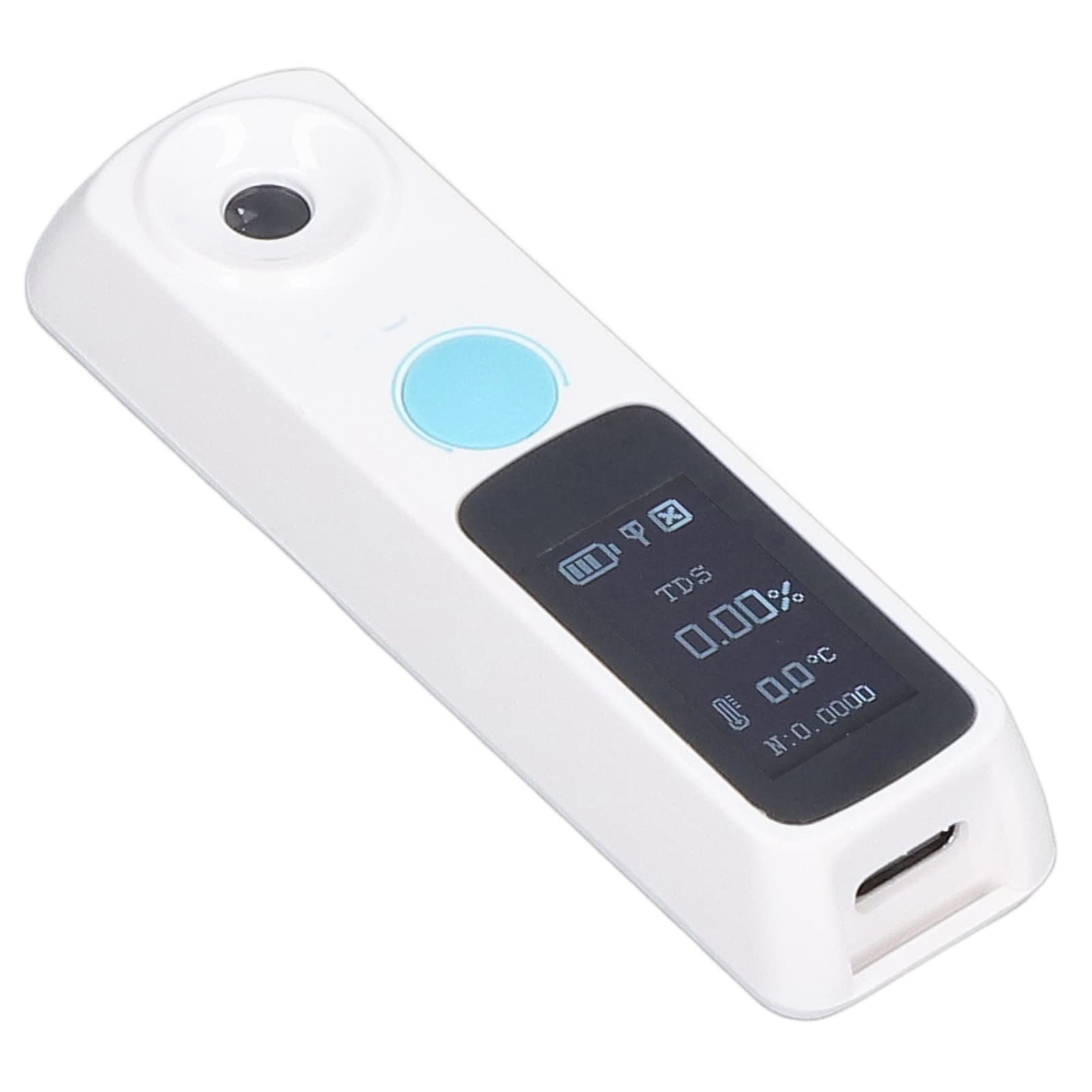 FUWE Digital Refractometer for Coffee, Beer, Wine & Beverage Brix Measurement - 545 350mAh Waterproof Sugar Content Tester - Perfect for Home Brewing, Barista Use & Kitchen Applications