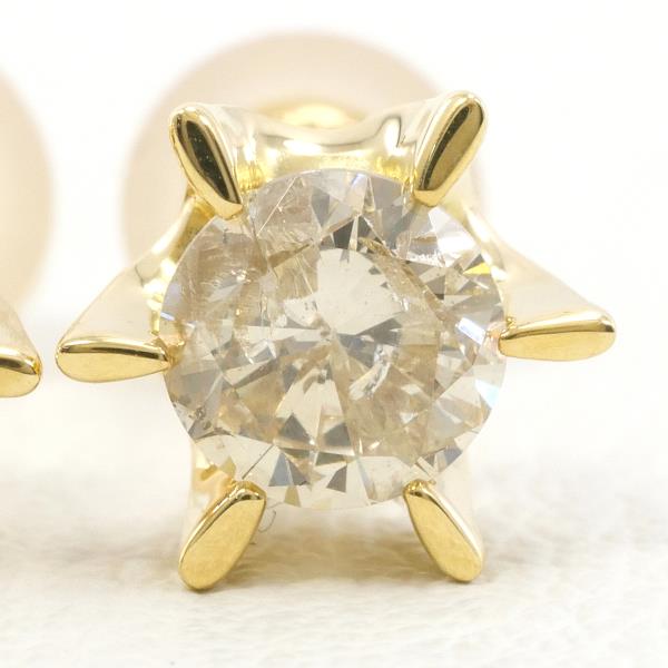 18K Yellow Gold Diamond Stud Earrings for Women - Luxury Fine Jewelry Gift for Anniversary, Birthday & Special Occasions