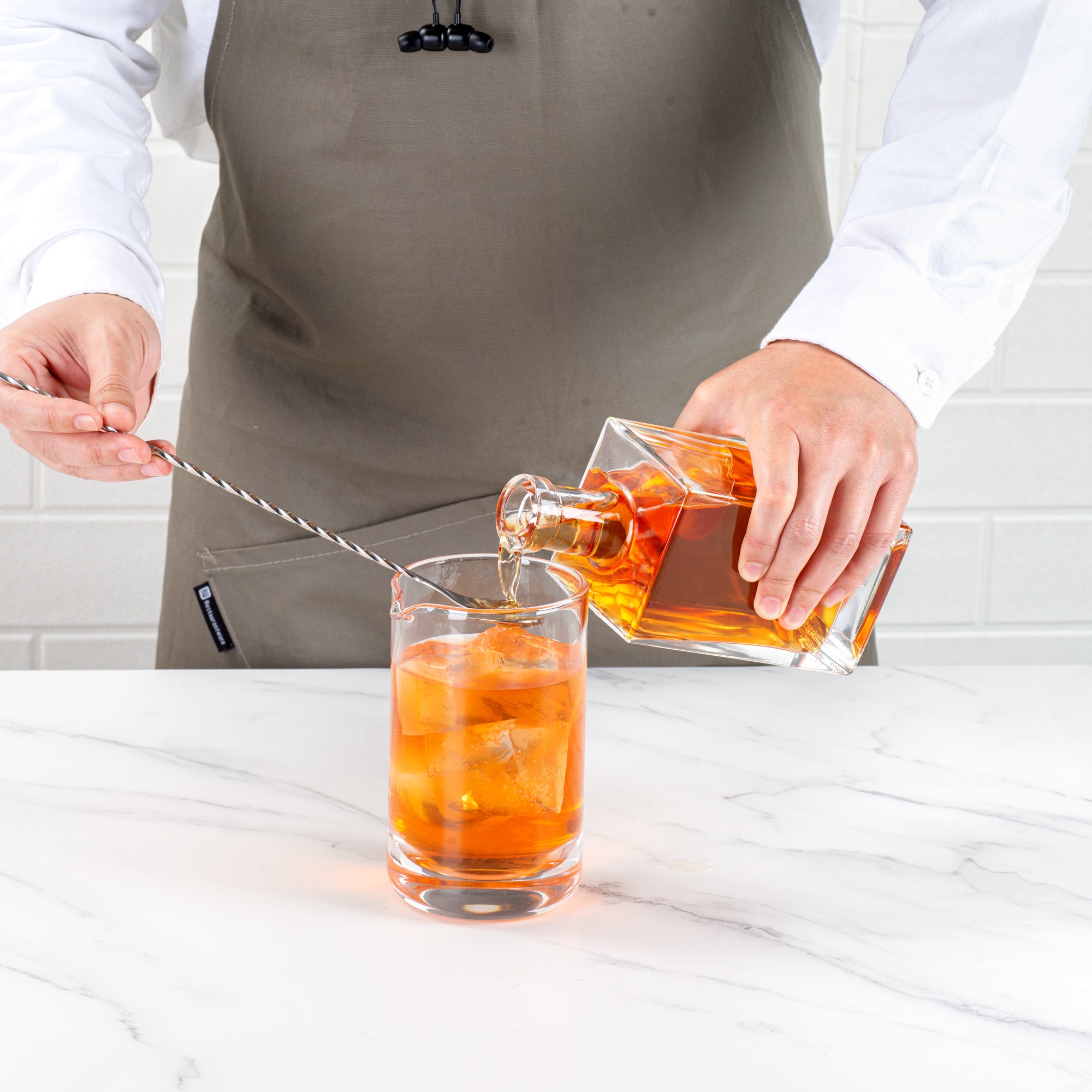 Premium Bar Lux Stainless Steel Belicoso Barspoon - 12