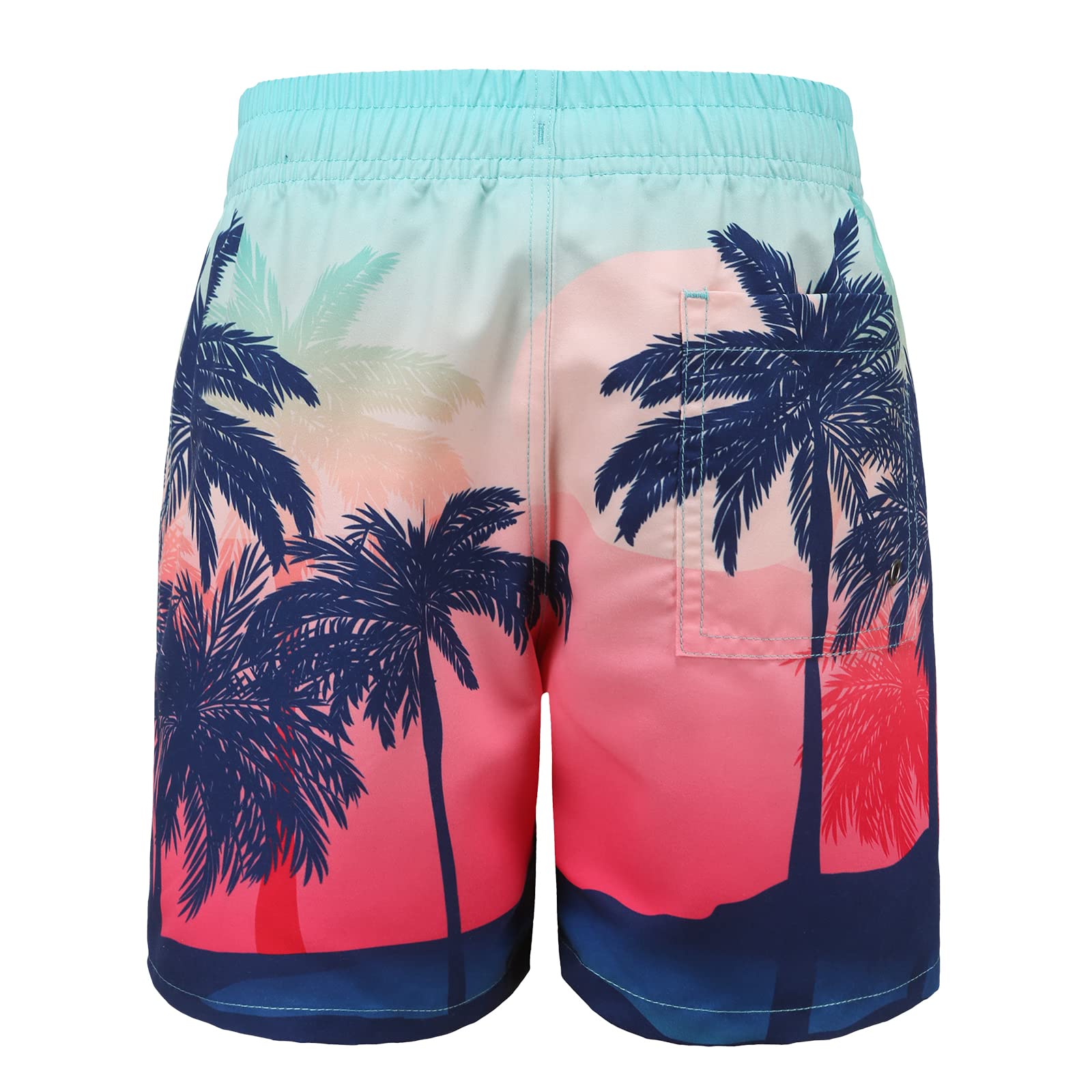 **Aisyee Boys Swim Trunks Quick Dry Boardshorts for Kids - Dinosaur 3D Print Beach Swim Shorts | Perfect for Swimming, Surfing & Summer Water Play**