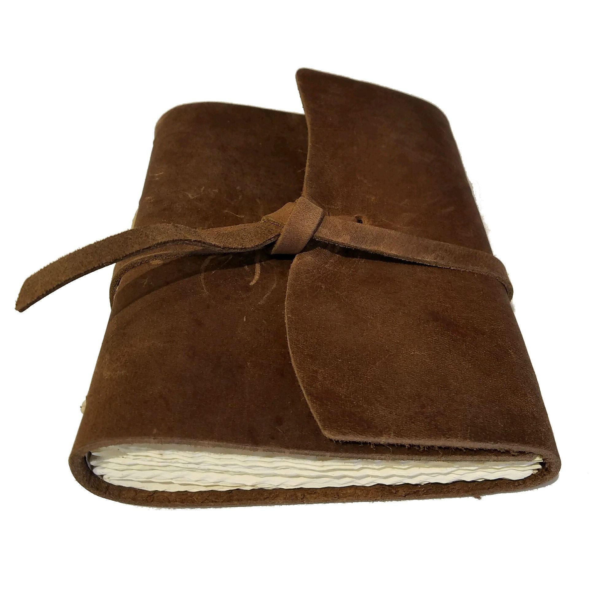 Premium Leather Bound Sketchbook & Journal for Artists - Handmade Genuine Leather Cover, Thick Acid-Free Paper - Perfect for Drawing, Writing & Travel