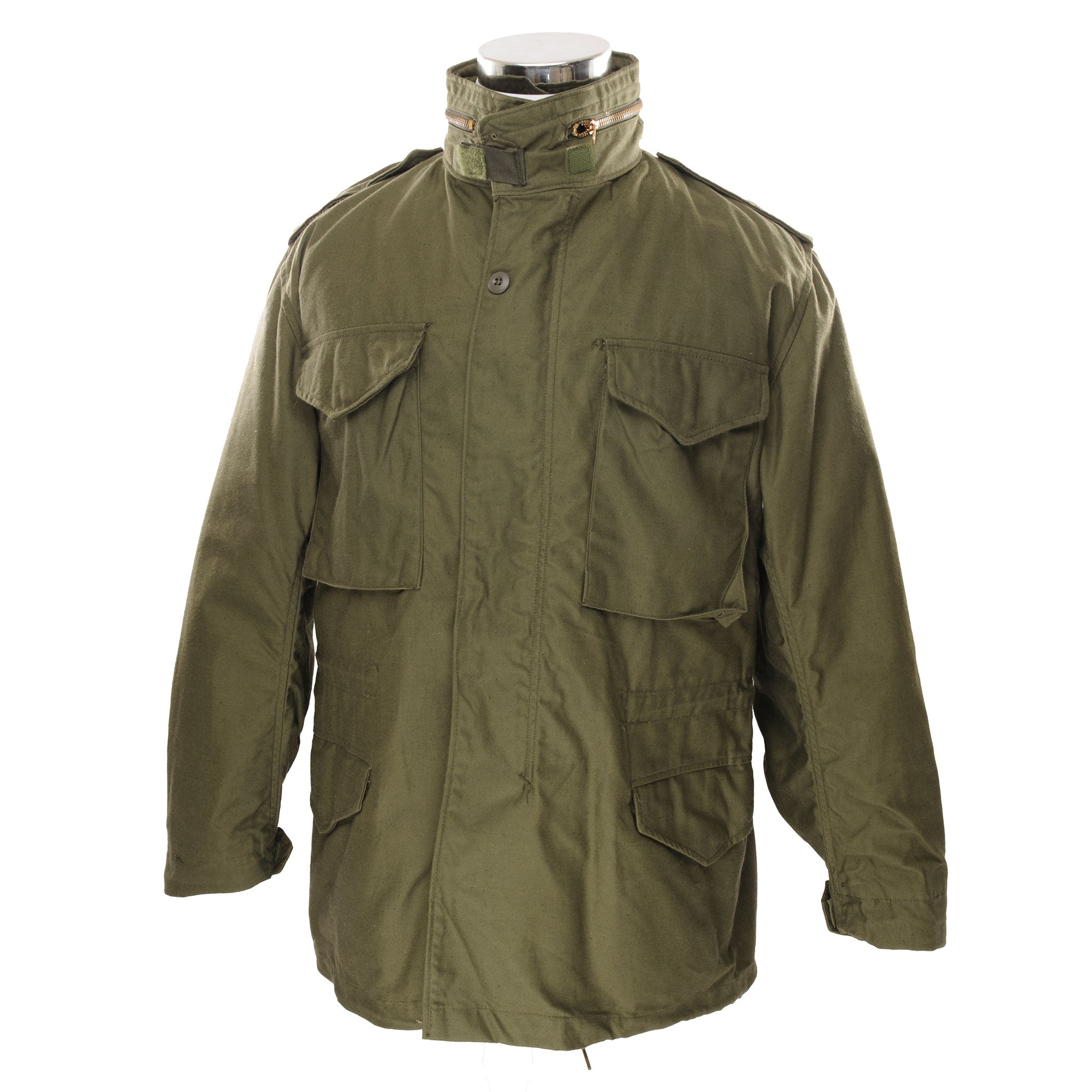 Vintage US Army M1965 M65 Alpha Industries Field Jacket 1981 Medium Deadstock NOS - Military Surplus Outerwear for Outdoor Adventures & Vintage Fashion