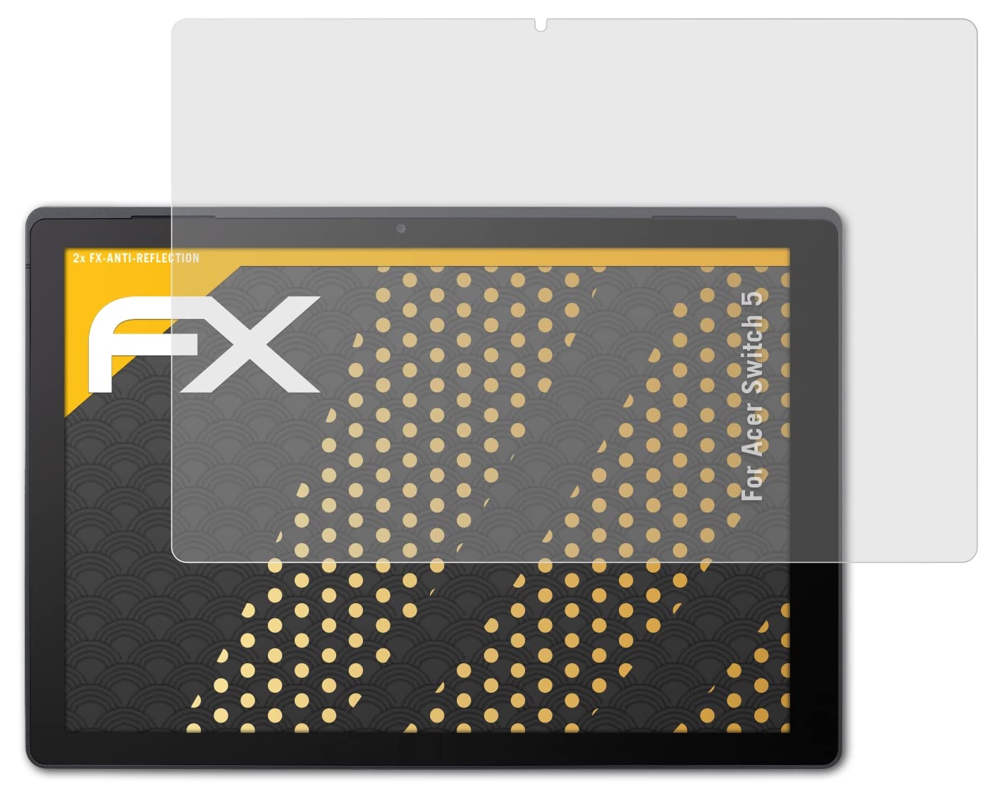 2-Pack Anti-Glare & Shock-Absorbing Screen Protector for Acer Switch 5 - HD Clear FX Film for Scratch Protection | Perfect for Work, Travel & Outdoor Use