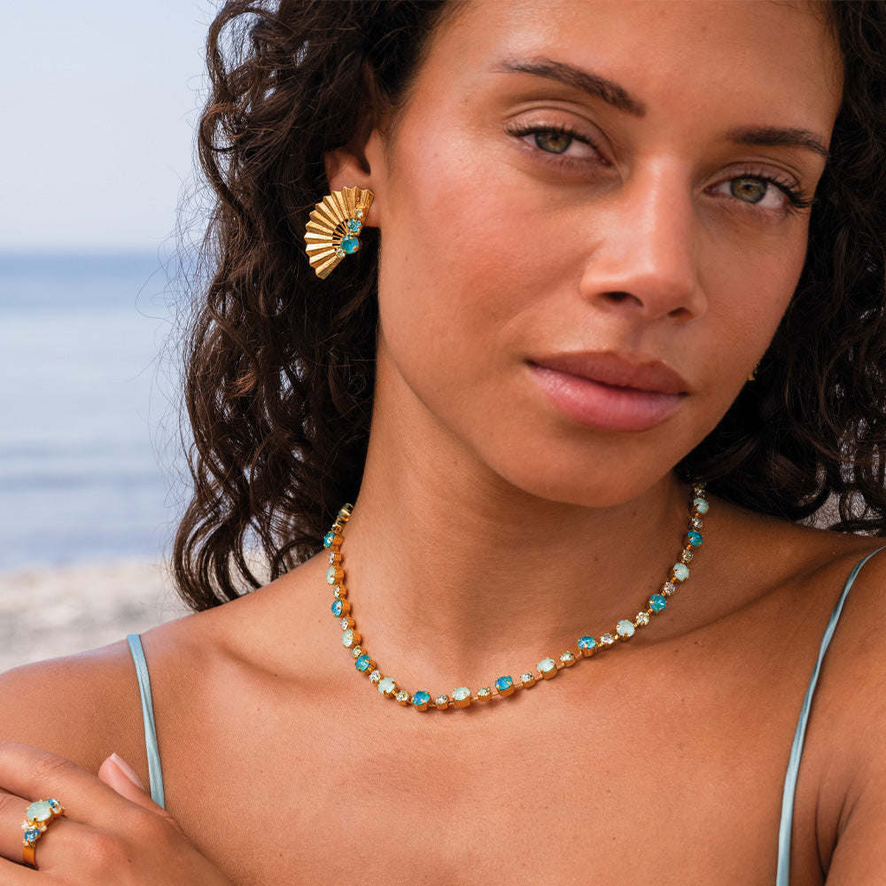 Lucinda Earrings & Laguna Combo Set - Elegant Boho Jewelry for Women | Perfect for Parties, Weddings & Everyday Wear