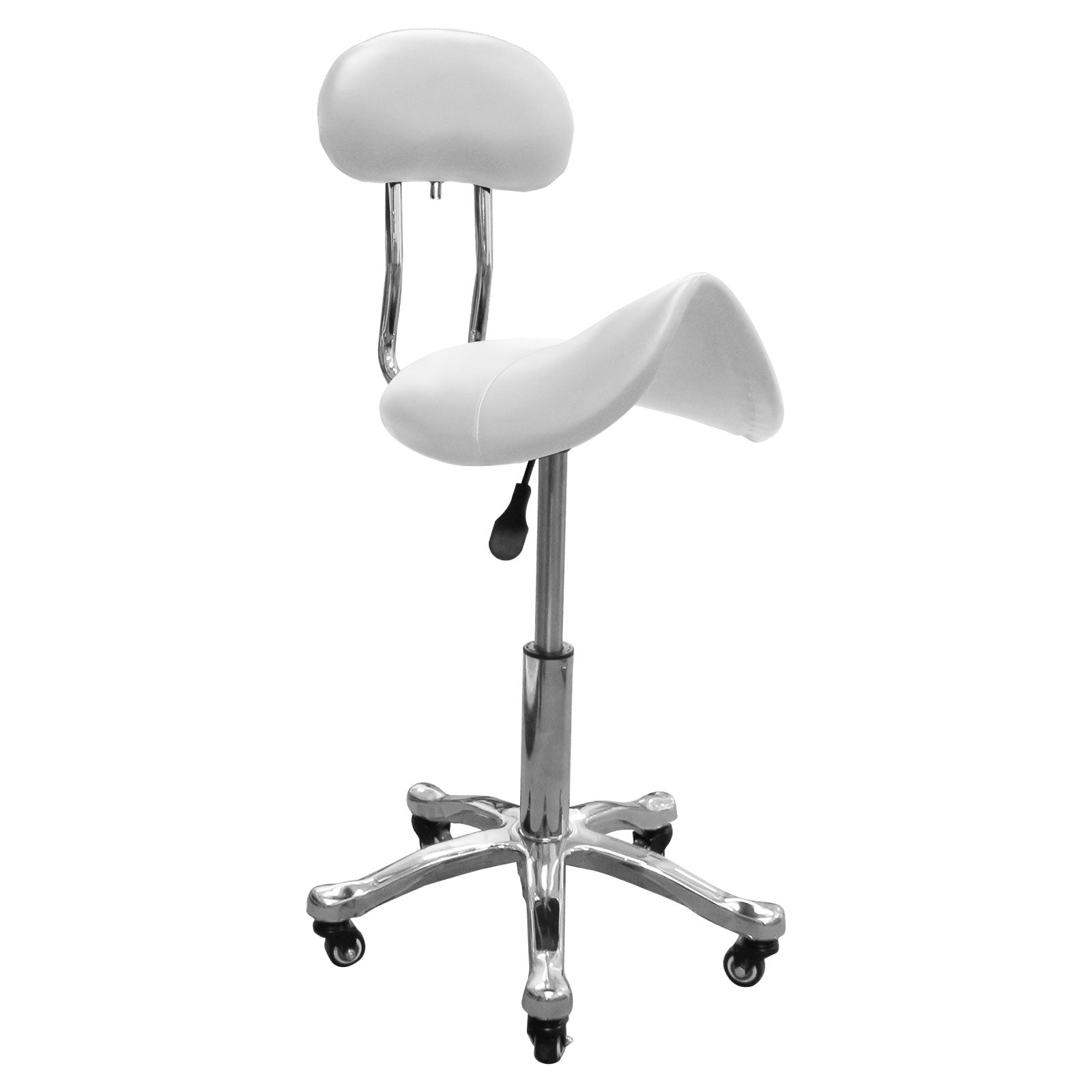 Premium Hydraulic Lift Rolling Stool with Adjustable Height - Ergonomic Rolling Chair for Salon, Tattoo & Medical Use - Heavy Duty Swivel Stool for Barbers, Dentists & Lab Technicians - Perfect for Salon Chairs, Tattoo Studios & Medical Offices