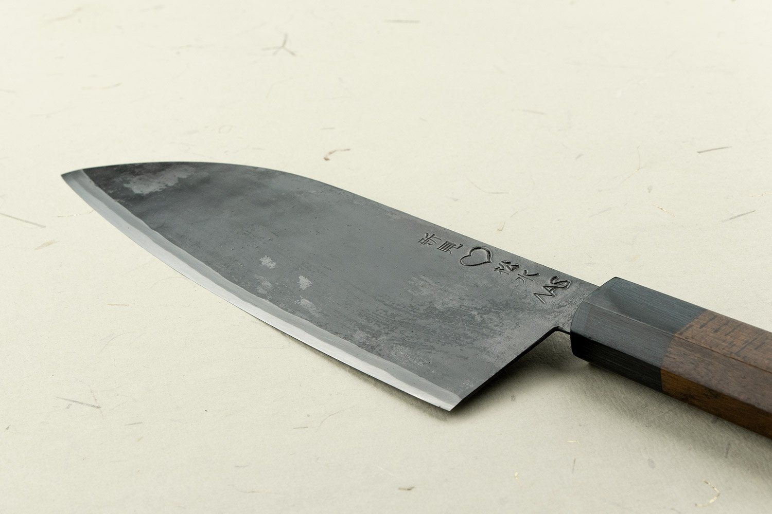 Premium Takeda NAS Funayuki Santoku Knife 180mm - High Carbon Steel Japanese Kitchen Knife for Slicing, Dicing & Chopping Vegetables, Meat & Fish - Perfect for Home Chefs & Professional Kitchens