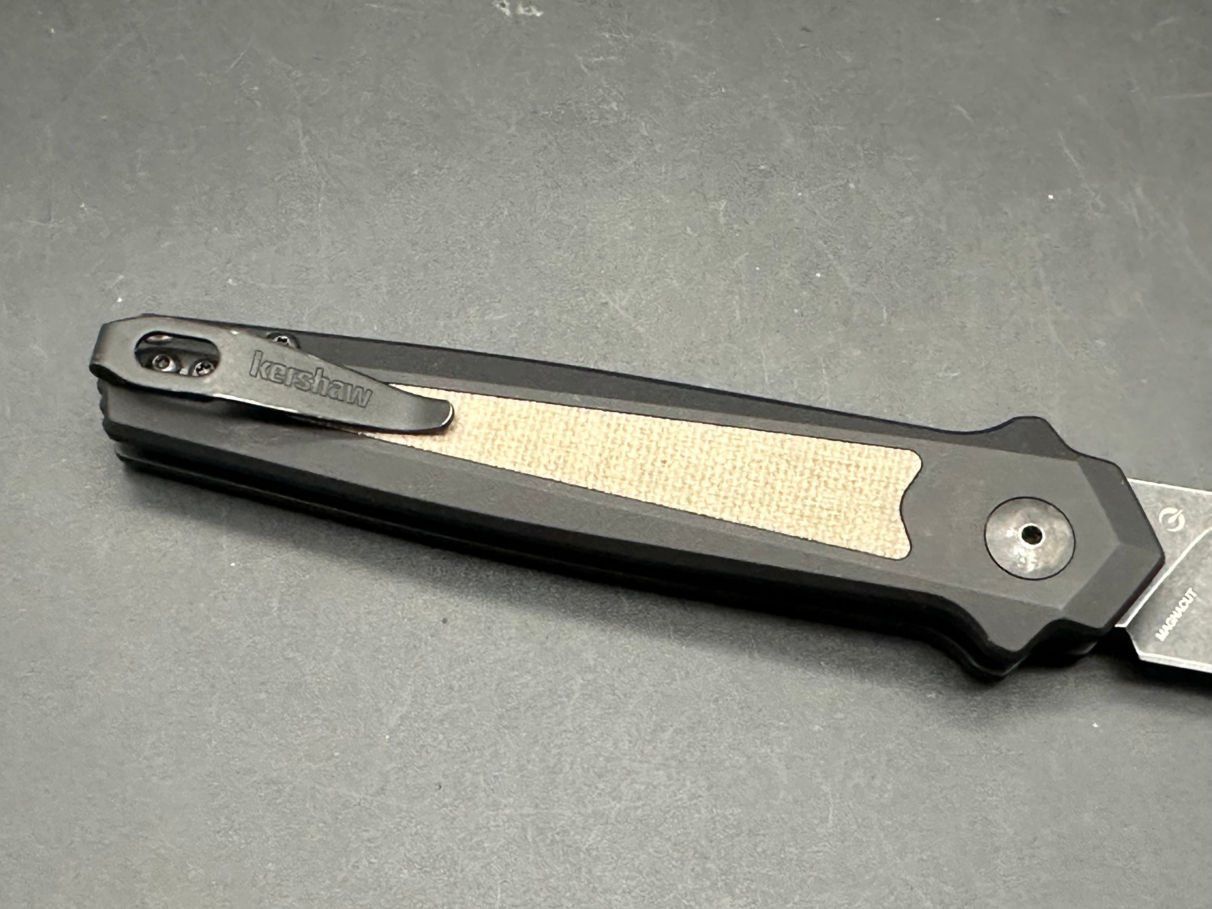 Kershaw Launch 15 Automatic Knife - MagnaCut Blade, Aluminum/Micarta Handle, 3.5