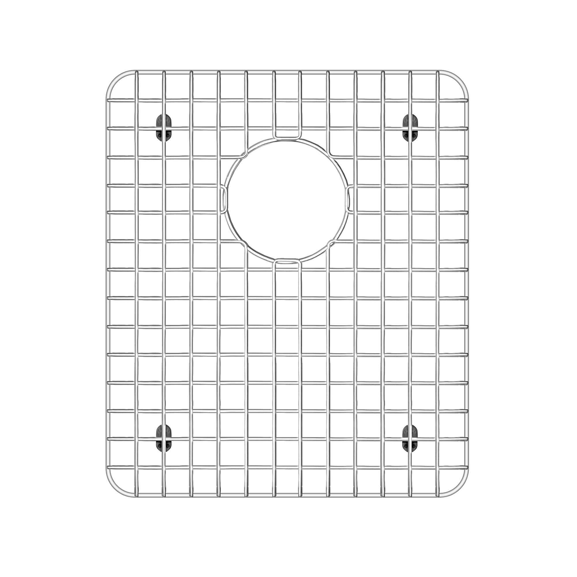 Whitehaus Collection WHNC1517G Stainless Steel Kitchen Grid Organizer - Perfect for Pantry, Countertop & Cabinet Storage