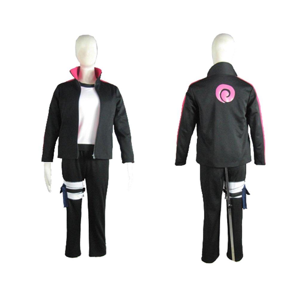 Boruto Uzumaki Cosplay Costume Full Outfit Set - Anime Naruto Cosplay Halloween Costume for Kids & Adults - Perfect for Conventions, Cosplay Events & Halloween Parties