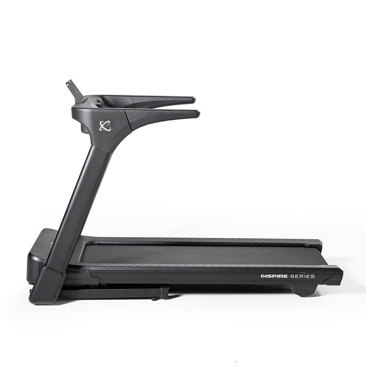 Inspire T4 Folding Treadmill with Tablet Holder - Compact Home Exercise Equipment for Running & Walking - Perfect for Small Spaces & Apartment Workouts