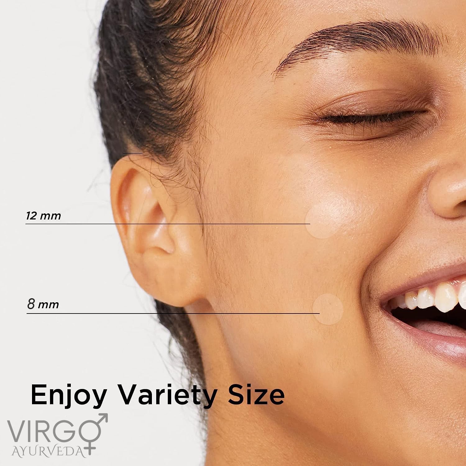 Virgo Ayurveda Hydrocolloid Acne Pimple Patches with Tea Tree & Neem - 72 Count Spot Treatment Stickers for Face & Skin | Fast Healing for Zits, Blemishes & Breakouts | Perfect for Overnight Use & Travel