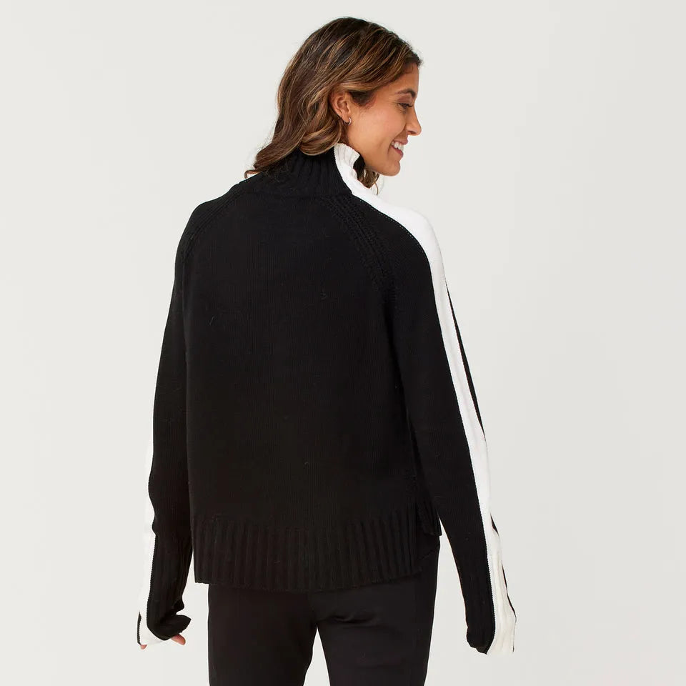 Krimson Klover Women's Off Piste Sweater 2025 | Cozy Cable Knit Pullover for Winter | Perfect for Skiing, Snowboarding & Casual Wear