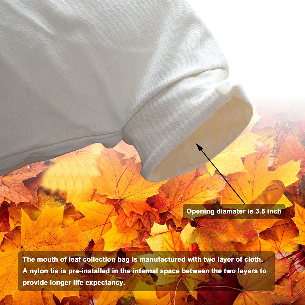 Universal Leaf Vacuum Blower Debris Collection Bag - Compatible with Toro 137-2336, 108-8994, 127-7040 Blowers - Fits Models 51436, 51563, 51581 - Durable Bottom Dump Design for Easy Yard Waste Cleanup - Perfect for Fall Leaves, Grass Clippings, and Garden Debris Removal