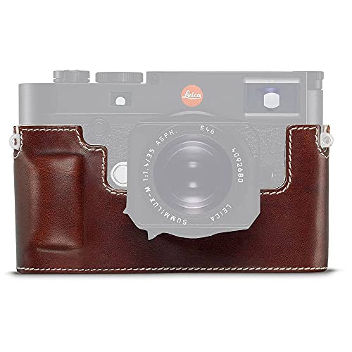 Leica M10 Leather Camera Protector Case - Vintage Brown Genuine Leather Cover for Leica M10 | Perfect for Travel, Photography & Everyday Protection