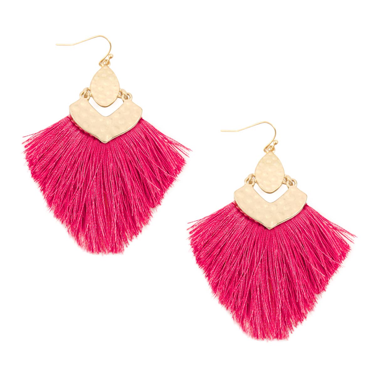 Boho Chic Elegant Fringe Tassel Drop Earrings for Women - Handmade Bohemian Dangle Earrings with Beaded Details - Perfect for Festivals, Parties & Everyday Wear