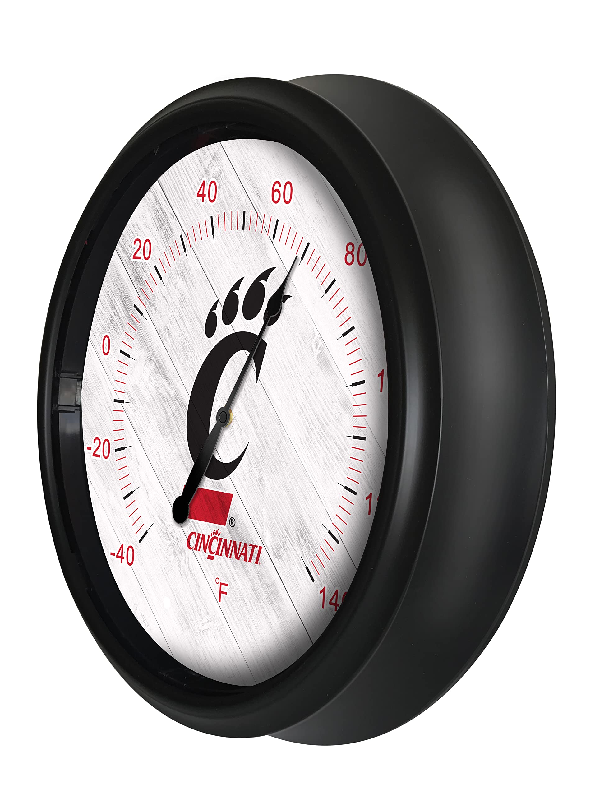 University of Cincinnati Indoor Outdoor LED Thermometer - Accurate Digital Temperature Display for Home, Office, Garden & Patio - Perfect for Weather Monitoring and Climate Control