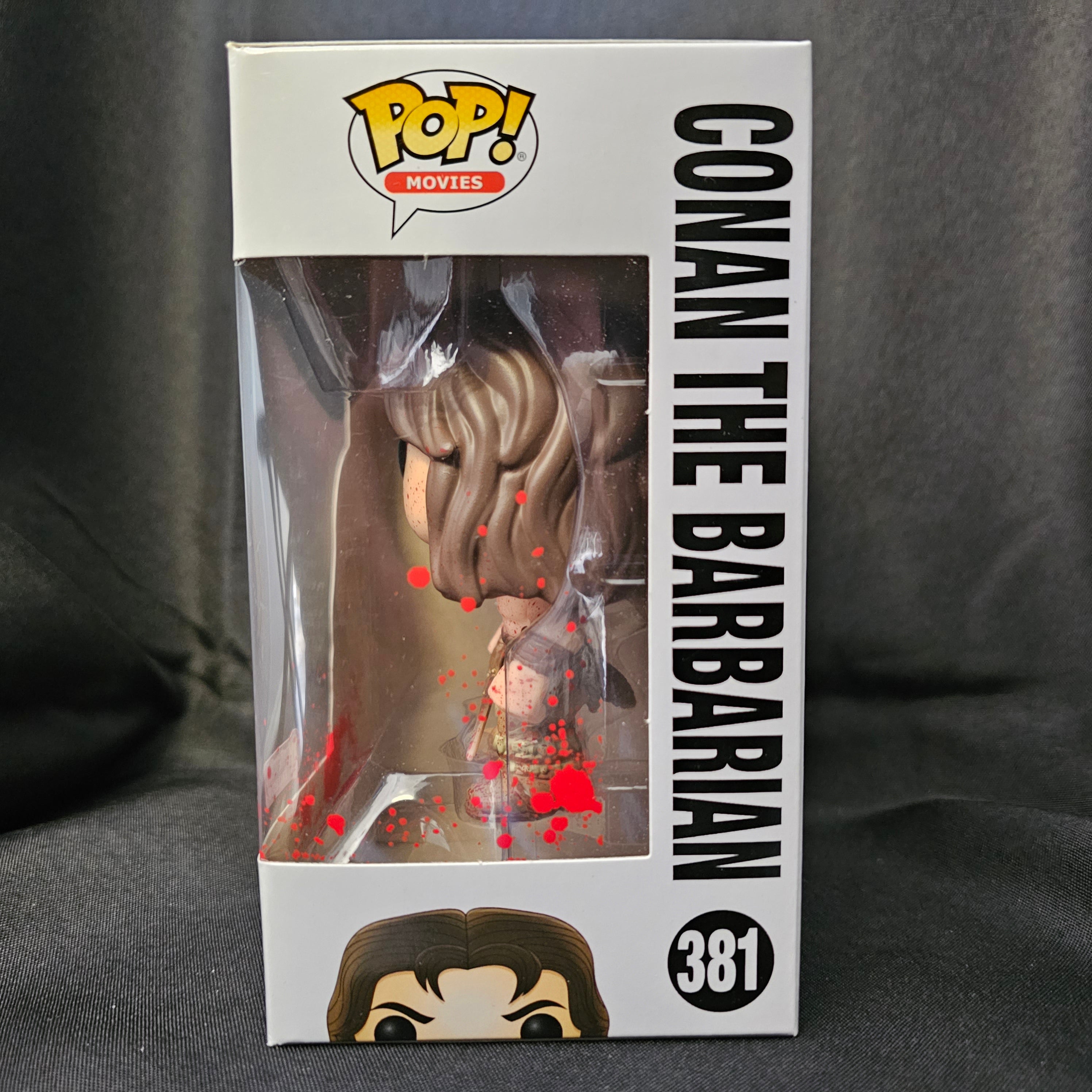 Conan the Barbarian Pop! Vinyl Figure - Bloody Exclusive Edition #381 | Collectible Action Figure for Fans & Movie Merchandise Displays