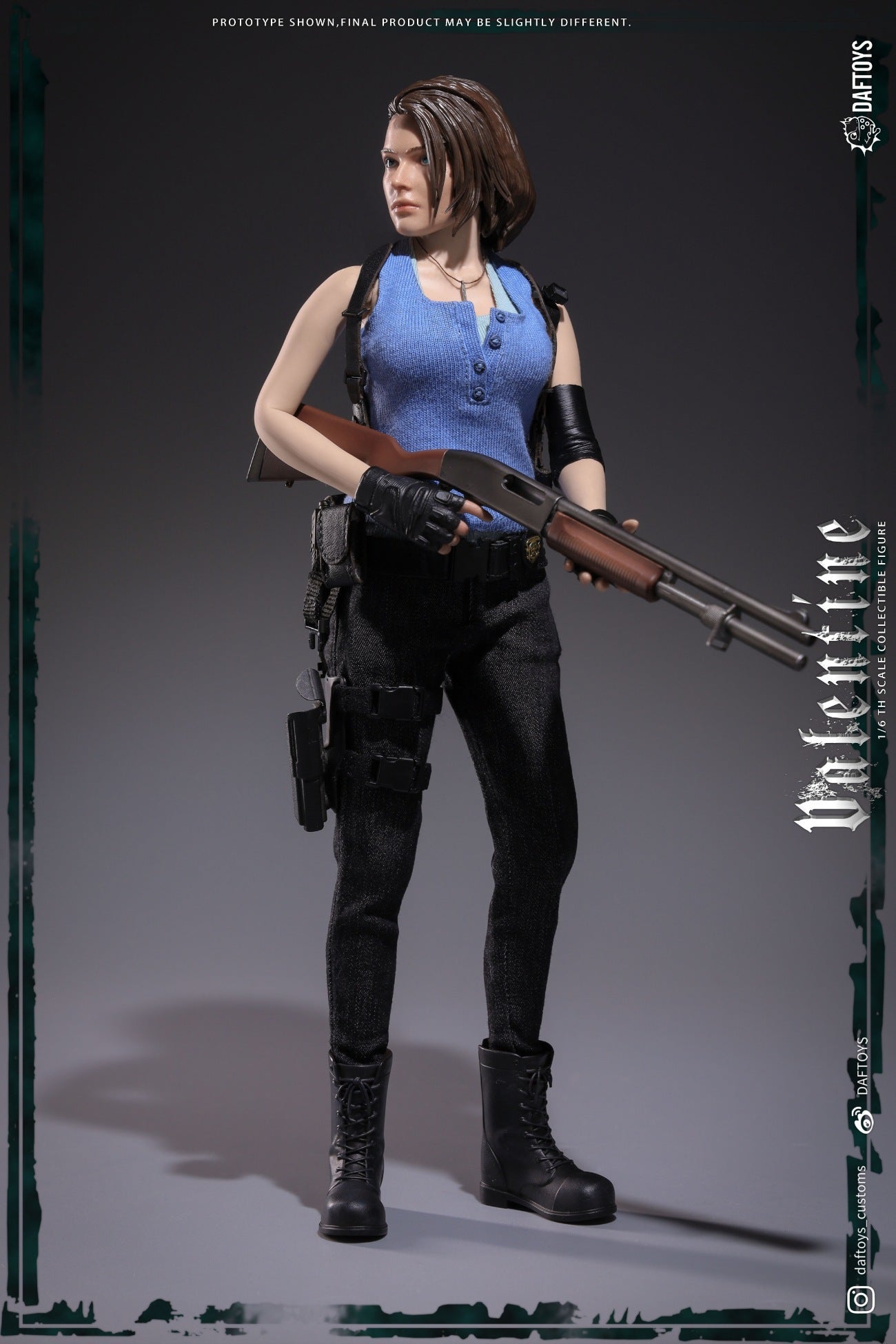 Daftoys 1/6 Valentine Sixth Scale Collectible Action Figure - Highly Detailed F017 Model for Display & Photography - Perfect for Collectors, Cosplay & Home Decor