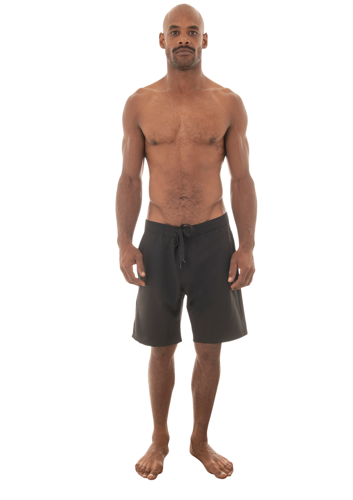 Premium Black All-Rounder Boardshorts for Men - Quick-Dry Swim Trunks with Comfort Fit - Perfect for Swimming, Surfing, and Beach Vacations