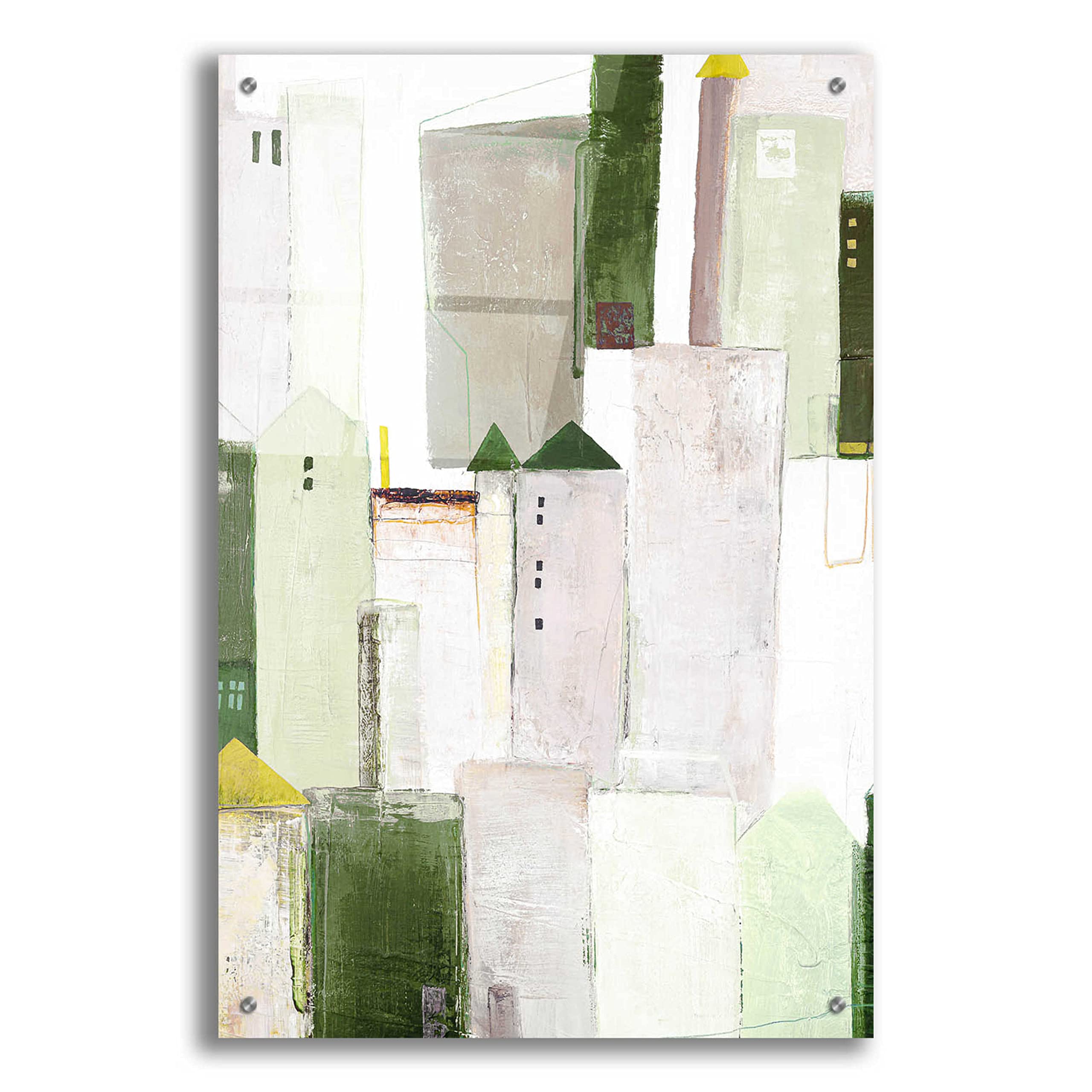 Epic Art 'Playground 3' by Design Fabrikken - Modern Acrylic Glass Wall Decor 24x36 Inches - Perfect for Living Room, Bedroom & Office Decor