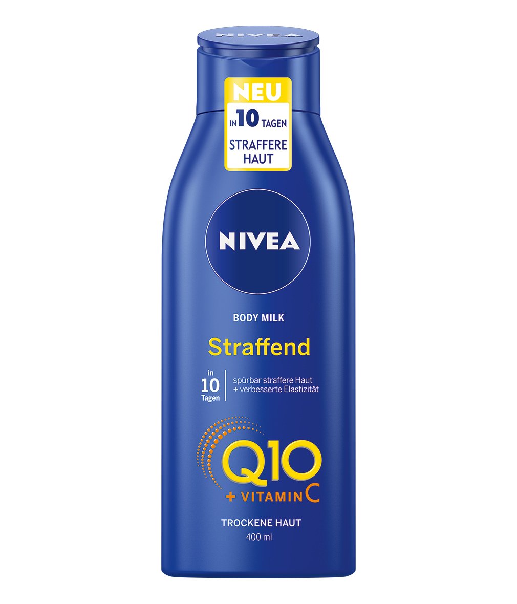 Nivea Q10 Firming Body Milk - Pack of 4 Bottles (400ml Each) | Anti-Aging & Skin Tightening Lotion for Smooth, Youthful Skin | Perfect for Daily Moisturizing & Body Care Routine
