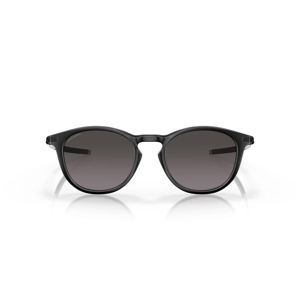 Oakley Pitchman R Sunglasses - Satin Black Frame with Prizm Grey Gradient Lenses (Model 0OO9439 943914) | Polarized Sports & Outdoor Eyewear for Running, Cycling & Driving