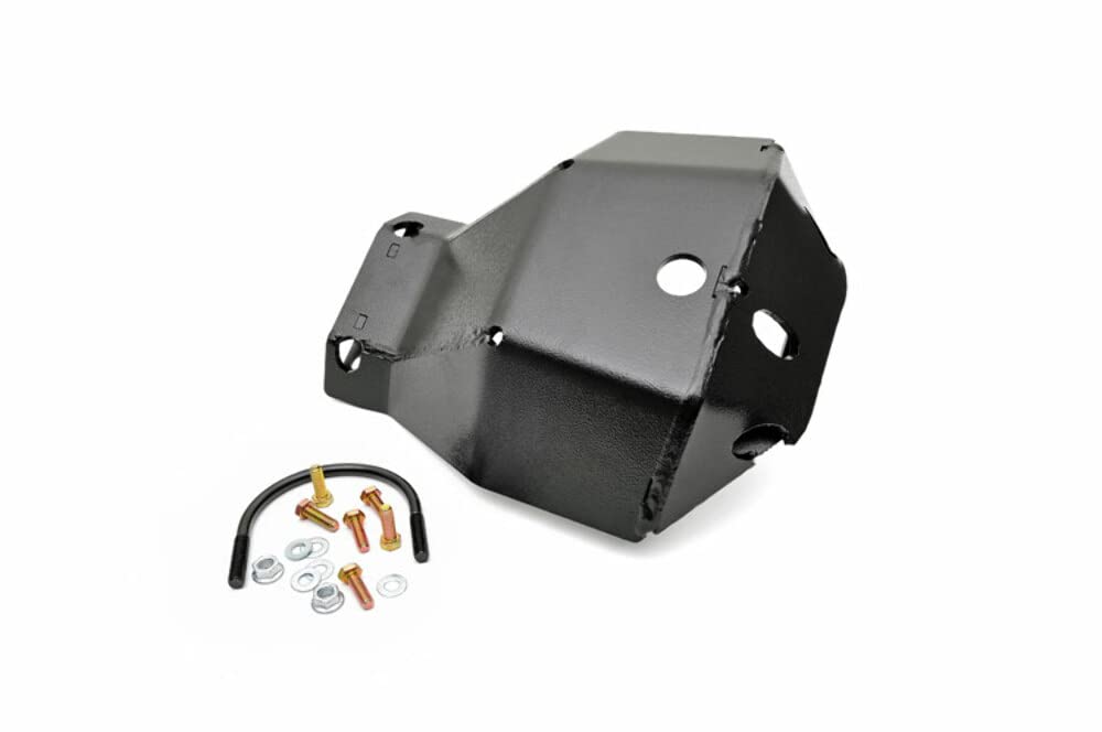 Rough Country Front Dana 44 Skid Plate for 2007-2018 Jeep Wrangler JK - Heavy Duty Underbody Protection - Off-Road Adventure & Rock Crawling Accessory (Part #798)