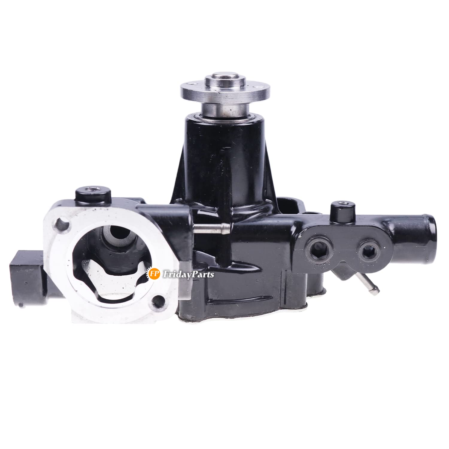 FridayParts AM882090 Water Pump with Gasket - Compatible Replacement for John Deere Excavator Models 27D 35D 50D - Heavy Duty Construction Equipment Parts for Excavator Maintenance & Repair