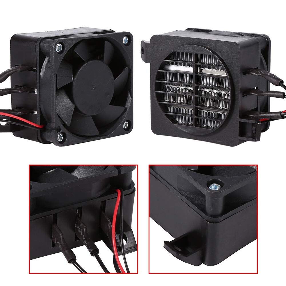 12V 100W MAGT PTC Car Fan Heater - Energy Efficient Portable Air Heater for Vehicles, Small Rooms & Office Spaces | Fast Warming Solution for Winter Driving & Indoor Comfort